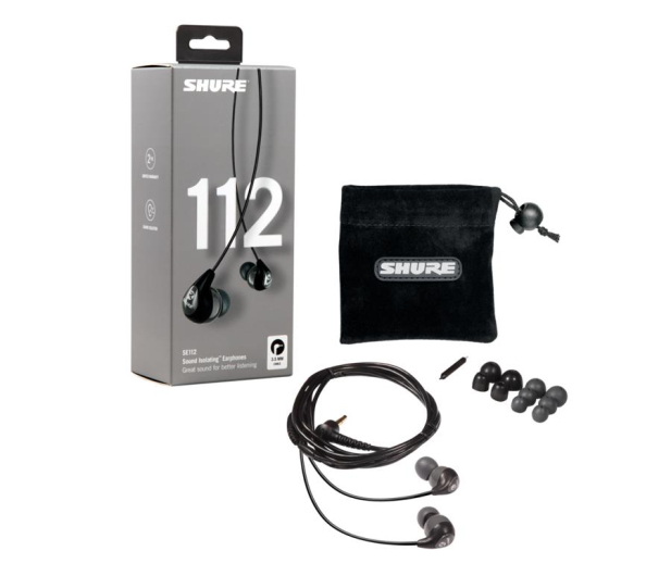 SHURE SE112 Czarne 042406351430 - 642863 - zdjęcie 2